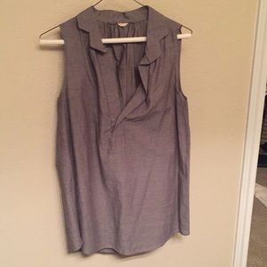 J crew gray tunic